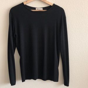 VINTAGE Express Black Blouse SZ Large